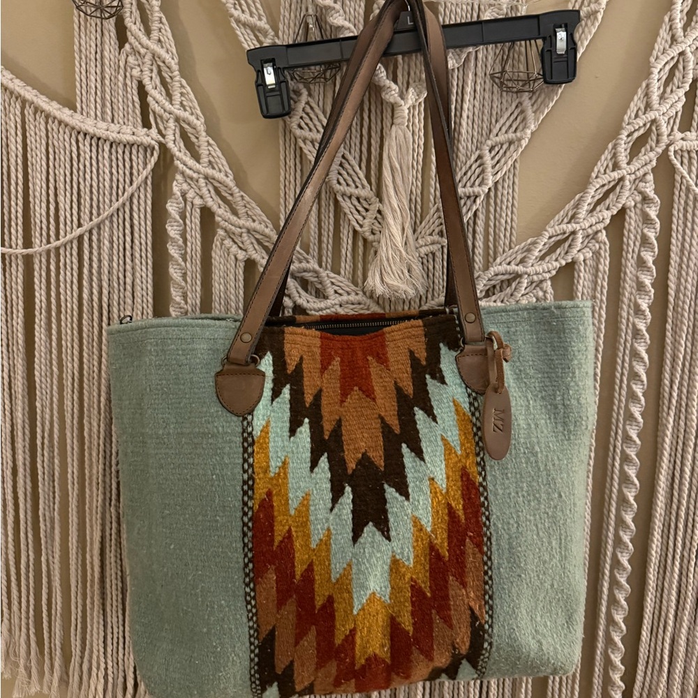 MZ Wool Tote in Multicolor